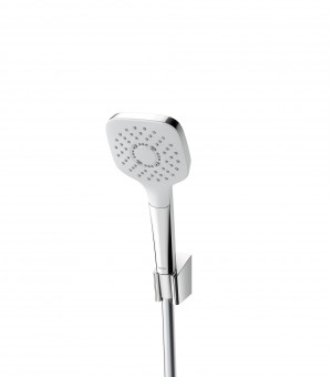 سماعة دش مربع كروم  1حركة  مع لي ومساك صناعة صيني # TOTO - TBW02005D 